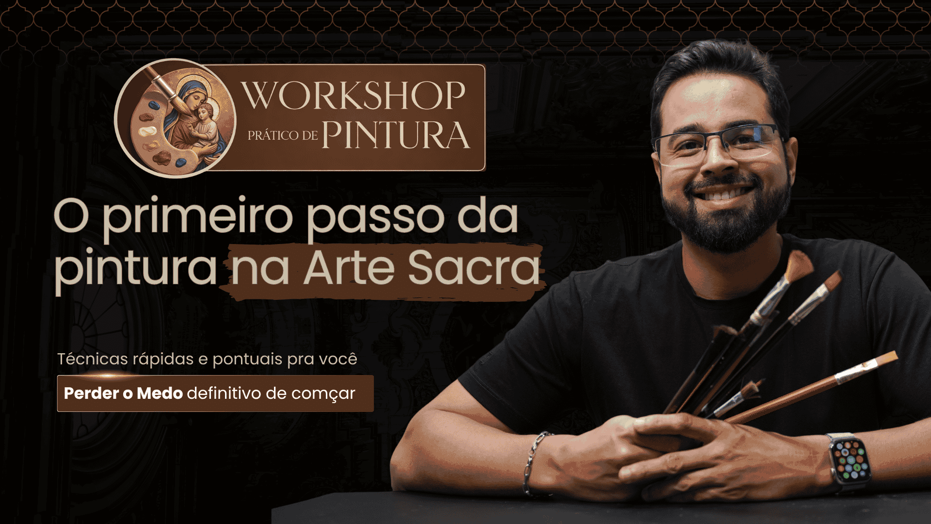 Aula 1 do Workshop de Pintura